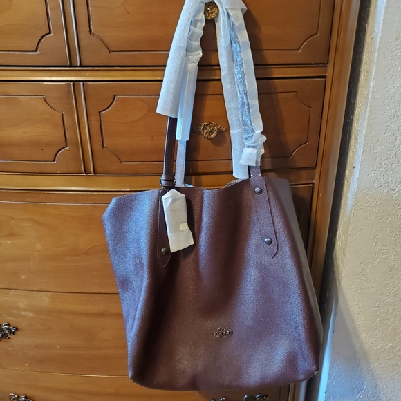 large suede tote